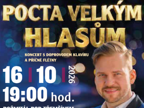 Plakát události Pocta velkým hlasům