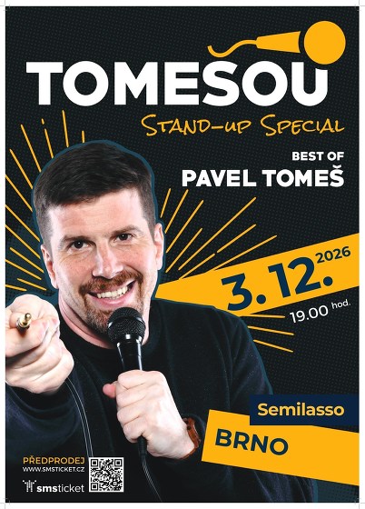 Plakát události TOMEŠOU: The best of Pavel Tomeš (stand-up speciál)