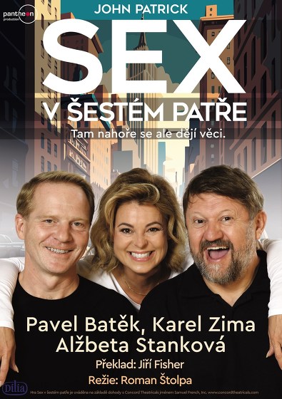 Plakát události Sex v šestém patře v Hrádku u Rokycan