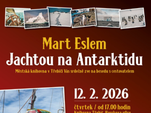 Plakát události Jachtou na Antarktidu / Mart Eslem