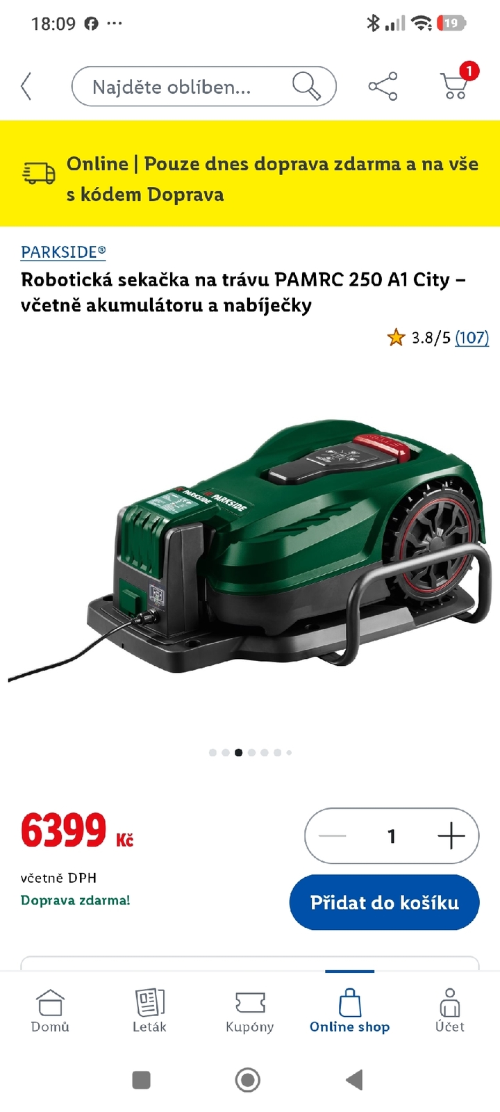 Prodám robotickou sekačku