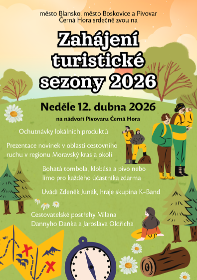 Plakát události Zahájení turistické sezóny