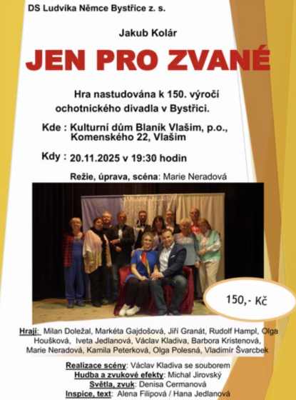 Plakát události Jen pro zvané