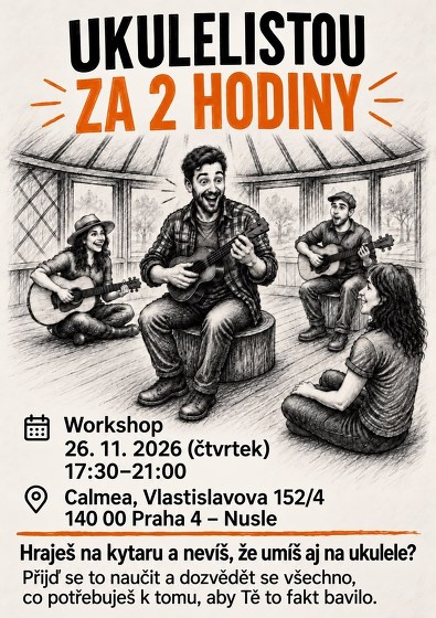 Plakát události Ukulelistou za 2 hodiny