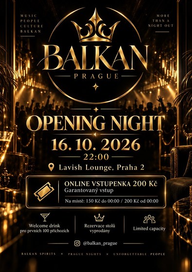 Plakát události Balkan Prague