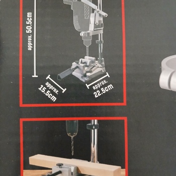 Nabízím prakticky nevyužívaný Parkside Stojan na vrtačku.