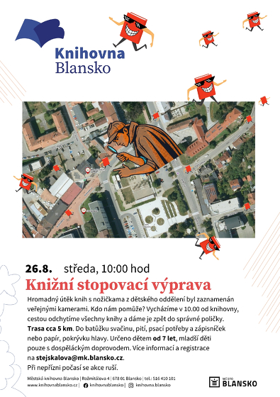 Plakát události Knižní stopovací výprava