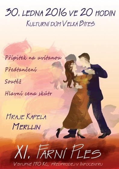 Plakát události Farní ples