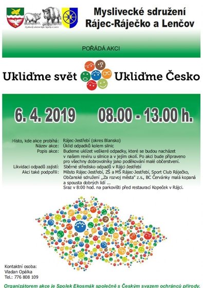 Plakát události Ukliďme Česko