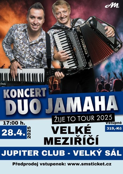 Plakát události DUO JAMAHA Velké Meziříčí