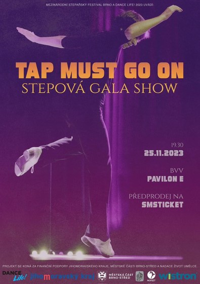Plakát události TAP MUST GO ON