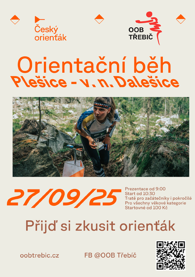 Plakát události Závod v orientačním běhu u Plešic