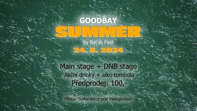 Plakát události Goodbay Summer