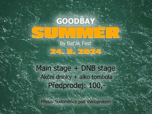 Plakát události Goodbay Summer