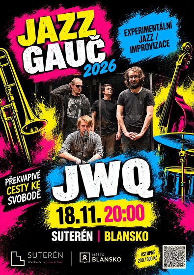 Plakát události Janoušek-Wróblewski Quartet (JWQ) | JAZZ GAUČ 2026
