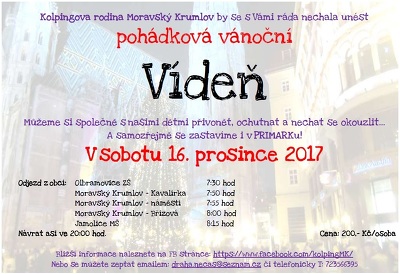 Plakát události Vánoční Vídeň s dětmi