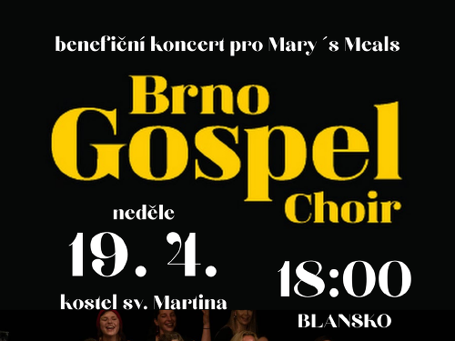 Plakát události Brno Gospel Choir