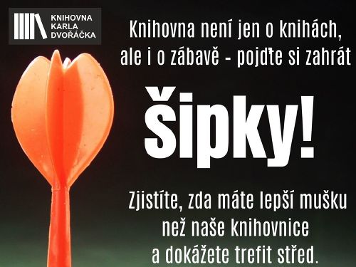 Plakát události Šipky, září 2025