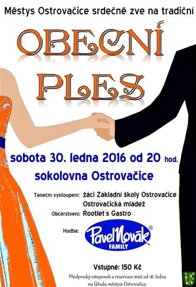 Plakát události Obecní ples
