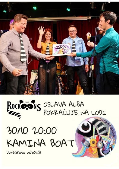 Plakát události The Rockoons na lodi - ozvěny křtu