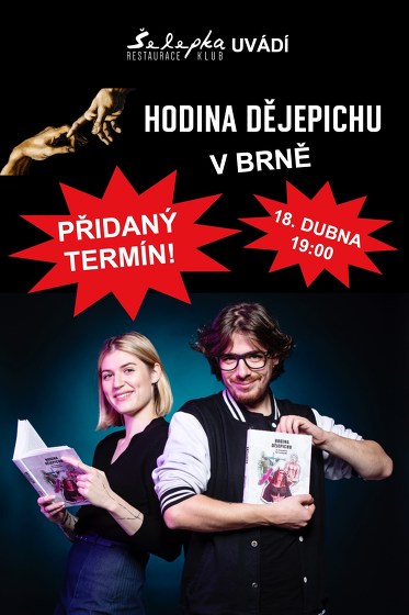 Plakát události Hodina dějepichu LIVE – přidané vystoupení