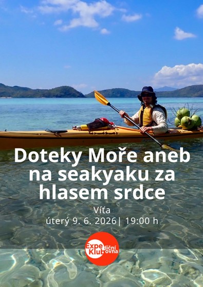 Plakát události Doteky Moře aneb na seakyaku za hlasem srdce