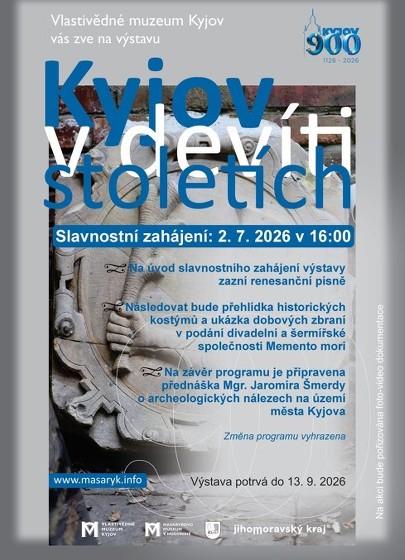 Plakát události Kyjov v devíti stoletích