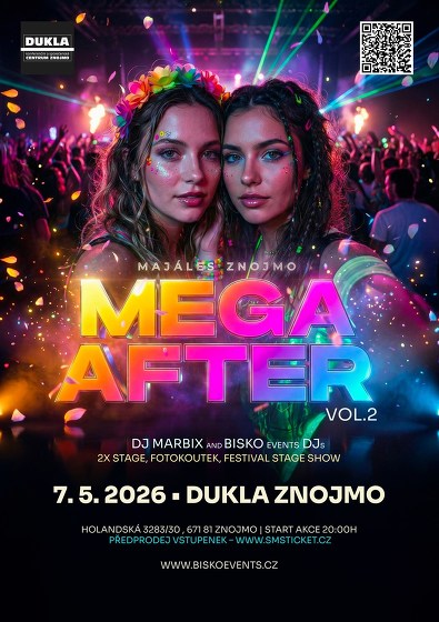 Plakát události Mega After Majáles