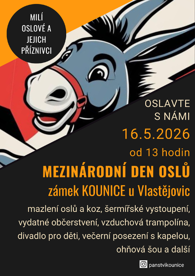 Plakát události Mezinárodní den oslů