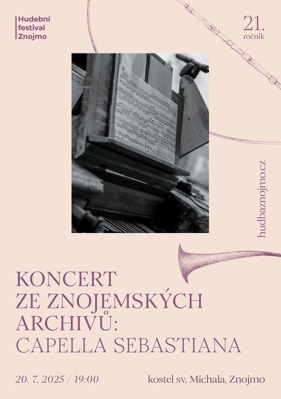 Plakát události Koncert ze znojemských archivů: CAPELLA SEBASTIANA