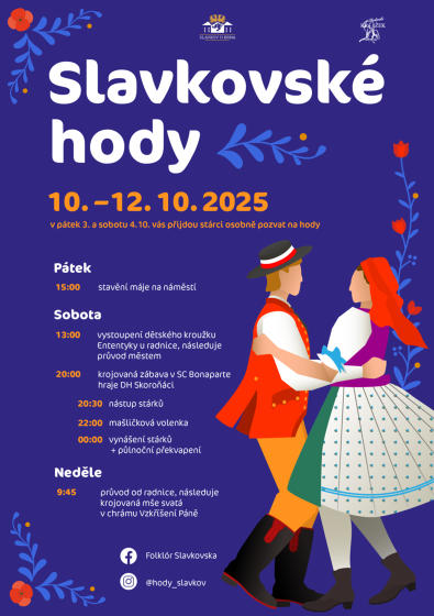 Plakát události Slavkovské hody