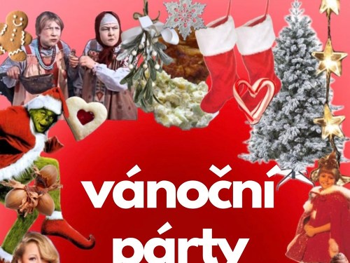Plakát události vánoční párty feat. holkyzbrna