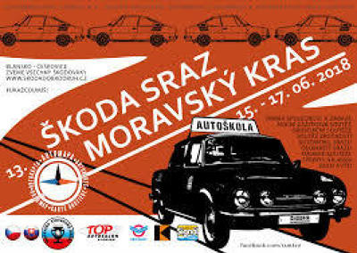 Plakát události 13. Škoda sraz Moravský kras