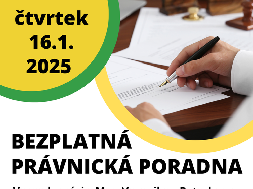 Plakát události Bezplatná právní poradna