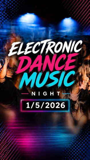 Plakát události Prvomájová casnovačka v Hoodbaru | EDM Night