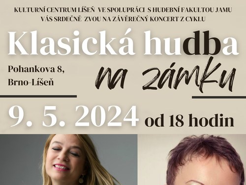 Plakát události KLASICKÁ HUDBA NA ZÁMKU - Barbara M.Willi/Sofia Mavrogenidou