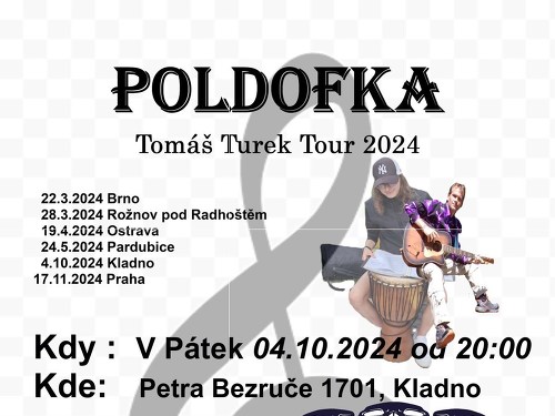 Plakát události Tomáš Turek - Tour 2024 Křest CD
