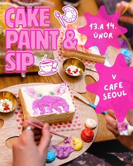Plakát události CAKE PAINT & SIP