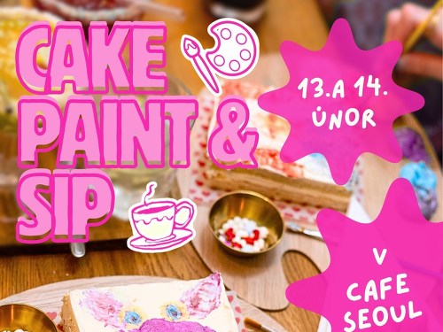 Plakát události CAKE PAINT & SIP