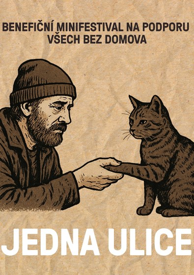 Plakát události Jedna ulice – minifestival na podporu všech bez domova