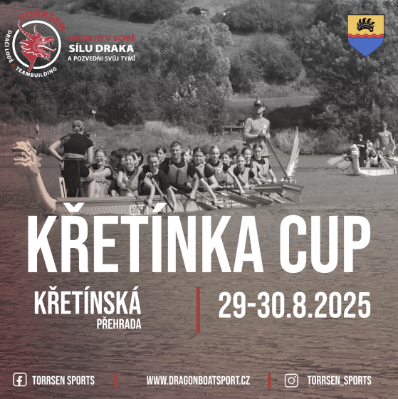 Plakát události Křetínka CUP - dračí lodě