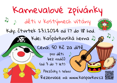 Plakát události Karnevalové muzicírování