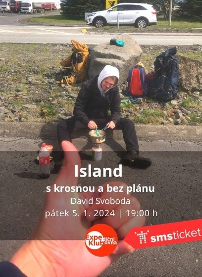 Plakát události Island s krosnou a bez plánu / David Svoboda