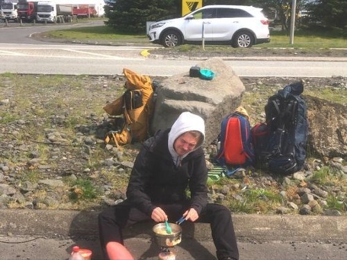 Plakát události Island s krosnou a bez plánu / David Svoboda