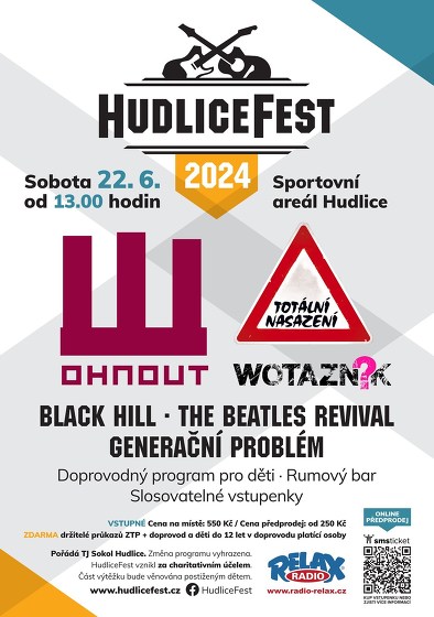 Plakát události HudliceFest 2024