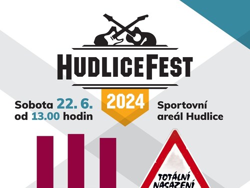 Plakát události HudliceFest 2024