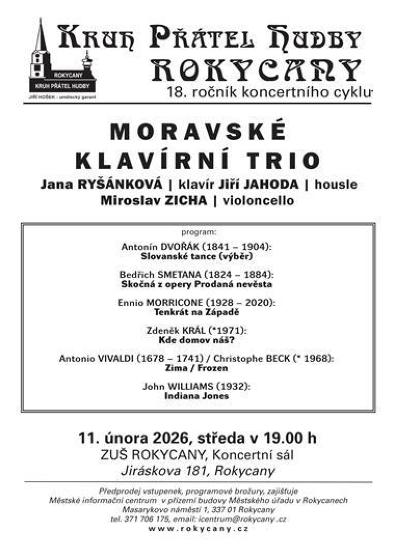 Plakát události Moravské klavírní trio