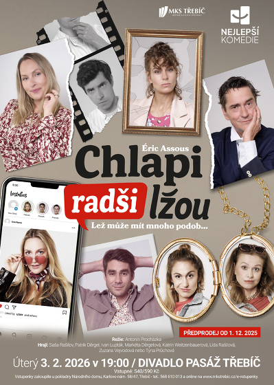 Plakát události Chlapi radši lžou