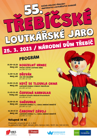 Plakát události Třebíčské loutkařské jaro