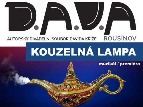 Plakát události muzikál Kouzelná lampa